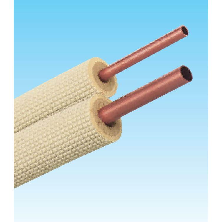 ペアコイル 2分3分 20M エアコン配管用被覆銅管 空調用 冷媒管 : E