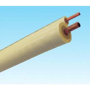 ペアコイル 2分4分 20mm保温 20M エアコン配管用被覆銅管 空調用 冷媒