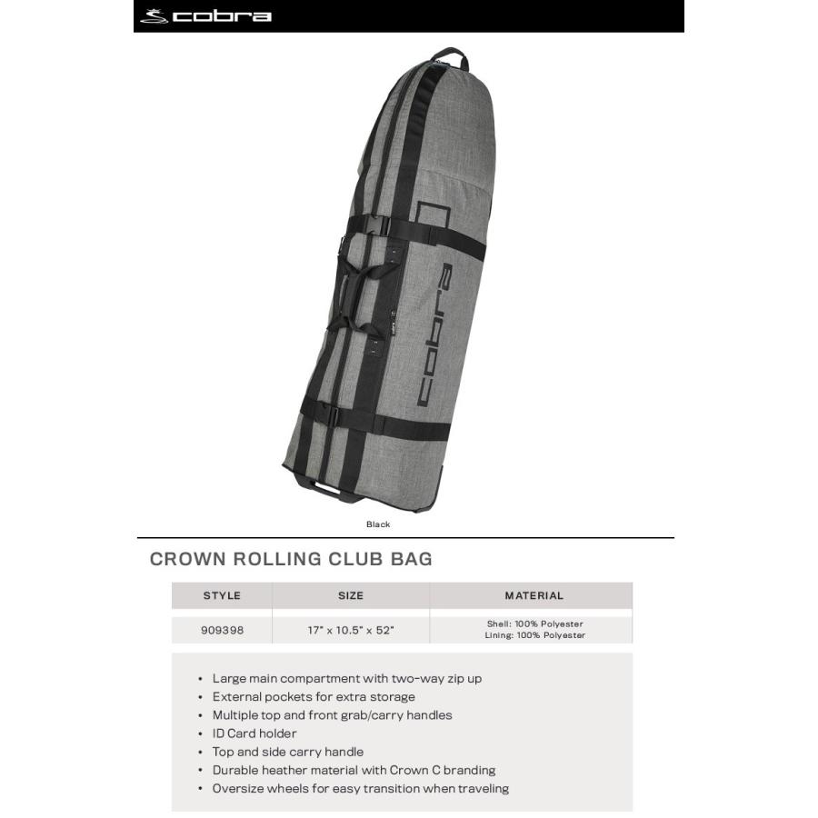 COBRA（コブラ） Cobra Golf Crown Rolling Club Bag コブラゴルフ