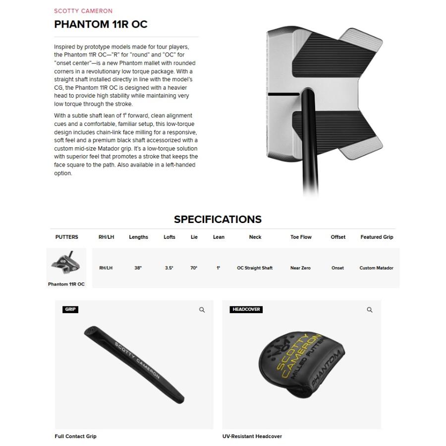 SCOTTY CAMERON Scotty・Cameron Phantom 11R OC Putter スコッティ