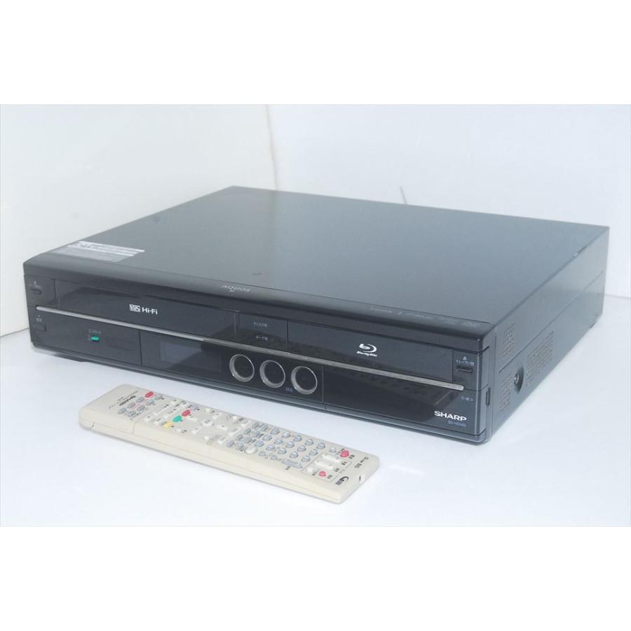 AQUOS vhs dvd 一体型 ブルーレイレコーダー SHARP BD-HDV22 250GB