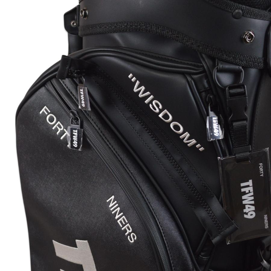 TFW49 キャディバッグ ゴルフバッグ 9インチ LEATER CADDIE BAG ゴルフ