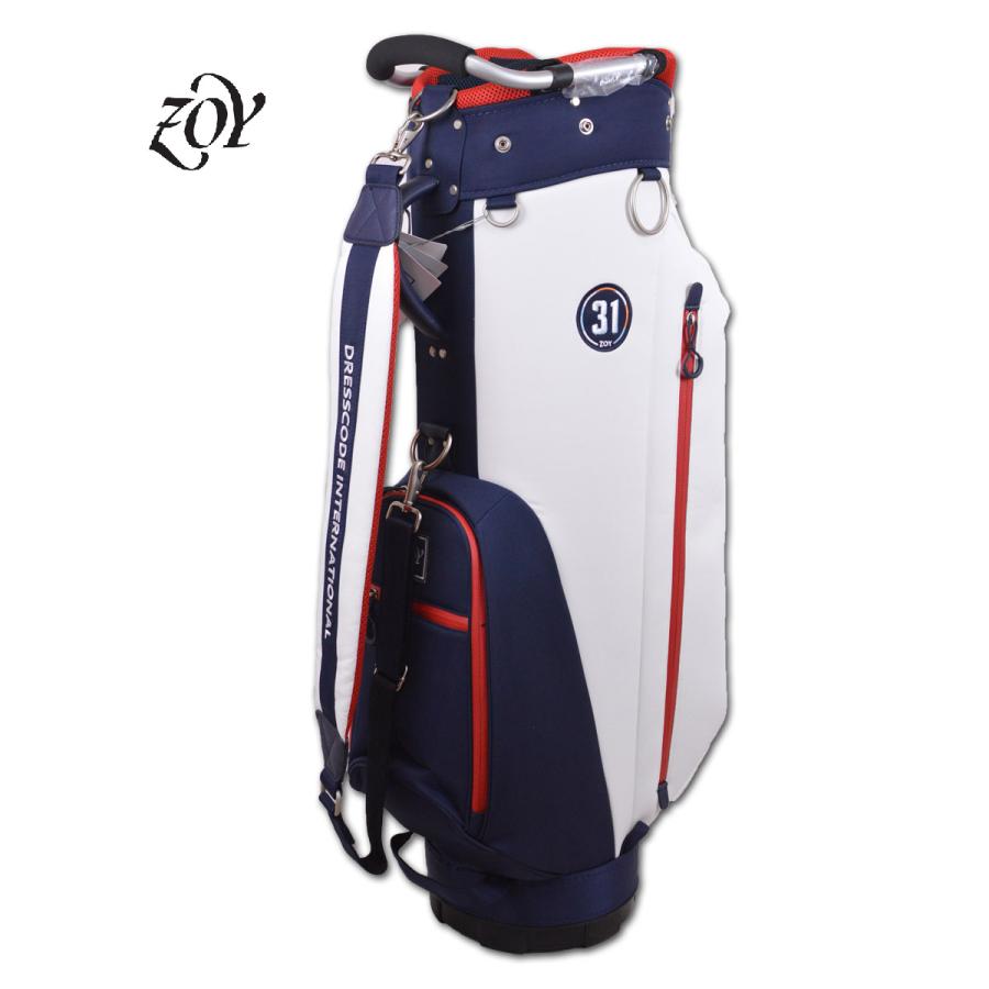 ZOY（ゾーイ） キャディバッグ メンズ レディース ゴルフバッグ 軽量