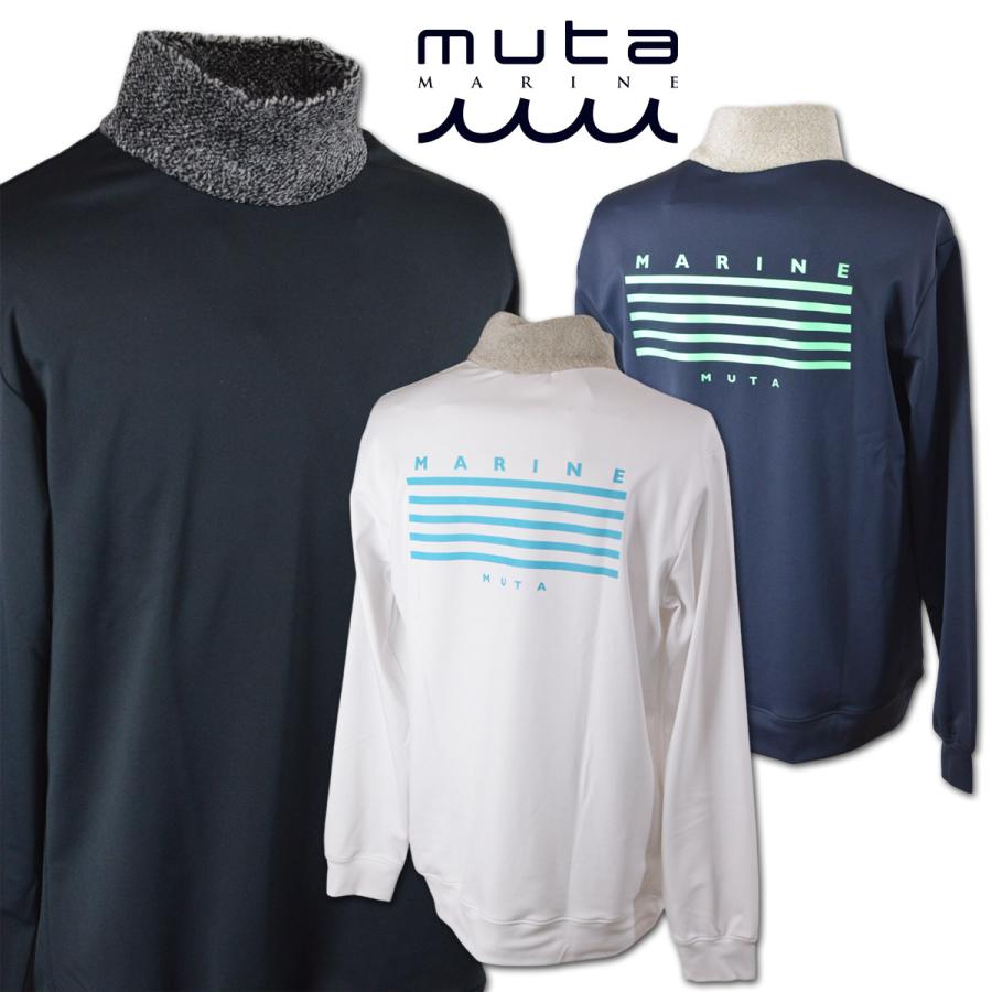muta（ムータ） 長袖ハイネックシャツ メンズ マリン ゴルフ ゴルフ