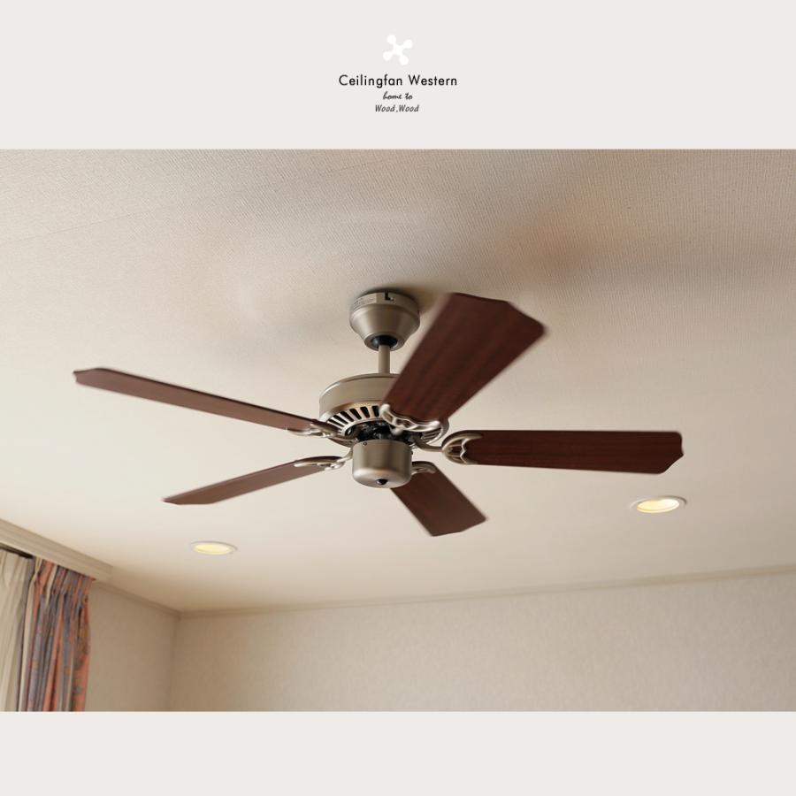 シーリングファン ライトなし 照明なし 傾斜天井対応 サーキュレーター