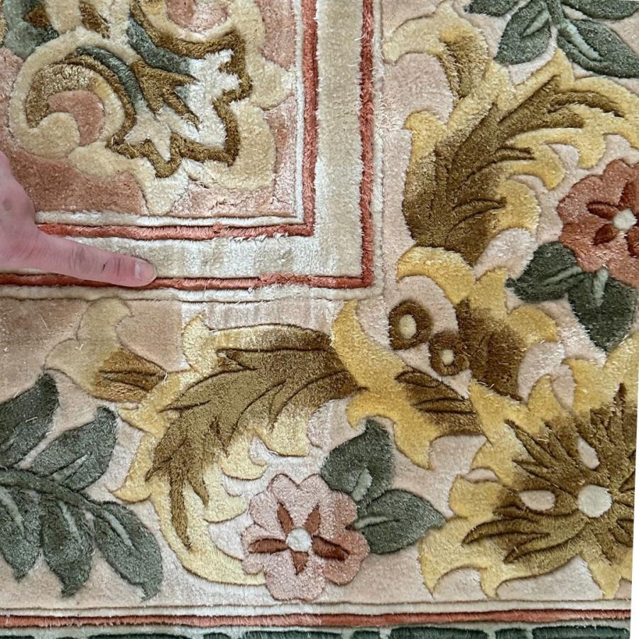 緞通ラグ カーペット シルクカーペット6畳 絨毯 じゅうたん ラグ6畳