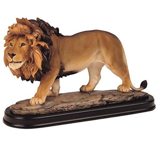 ライオン フィギュア 動物置物 彫刻モデル 彫像/ 獅子 応接室 書斎