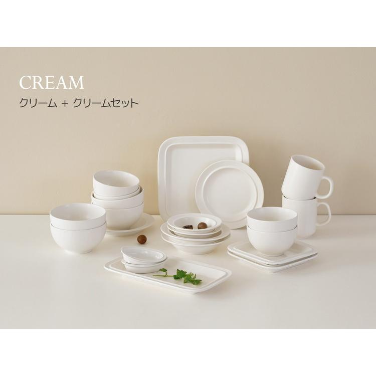 Roomnhome 食器セット 22点セット MONDE 4人 韓国食器 オーブン使用