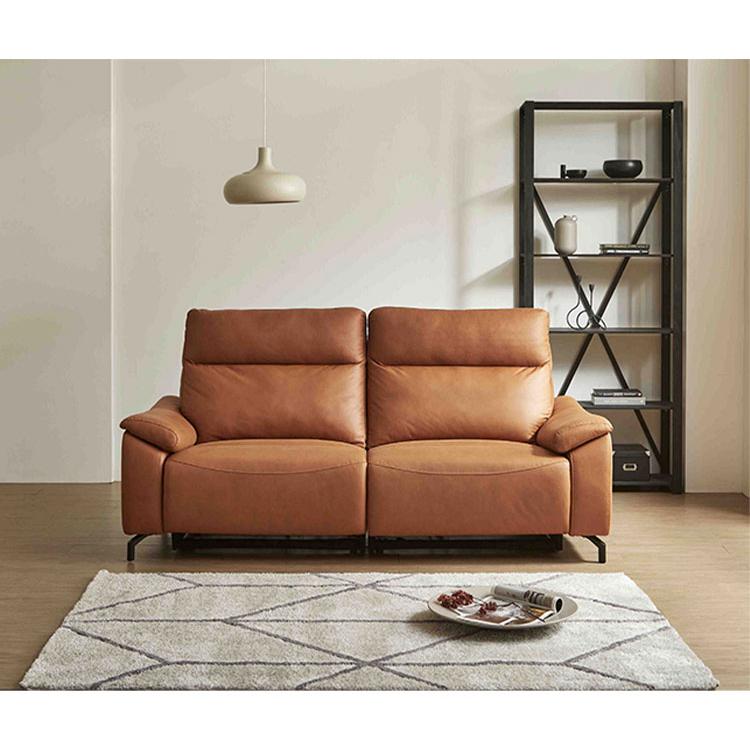 電動ソファ 3人掛け リクライニングソファ レザーファブリック