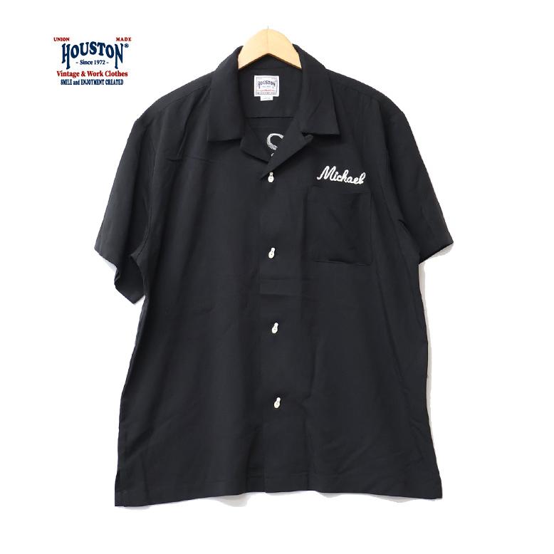 HOUSTON（ヒューストン） ボウリングシャツ 半袖シャツ SAN GABRIEL
