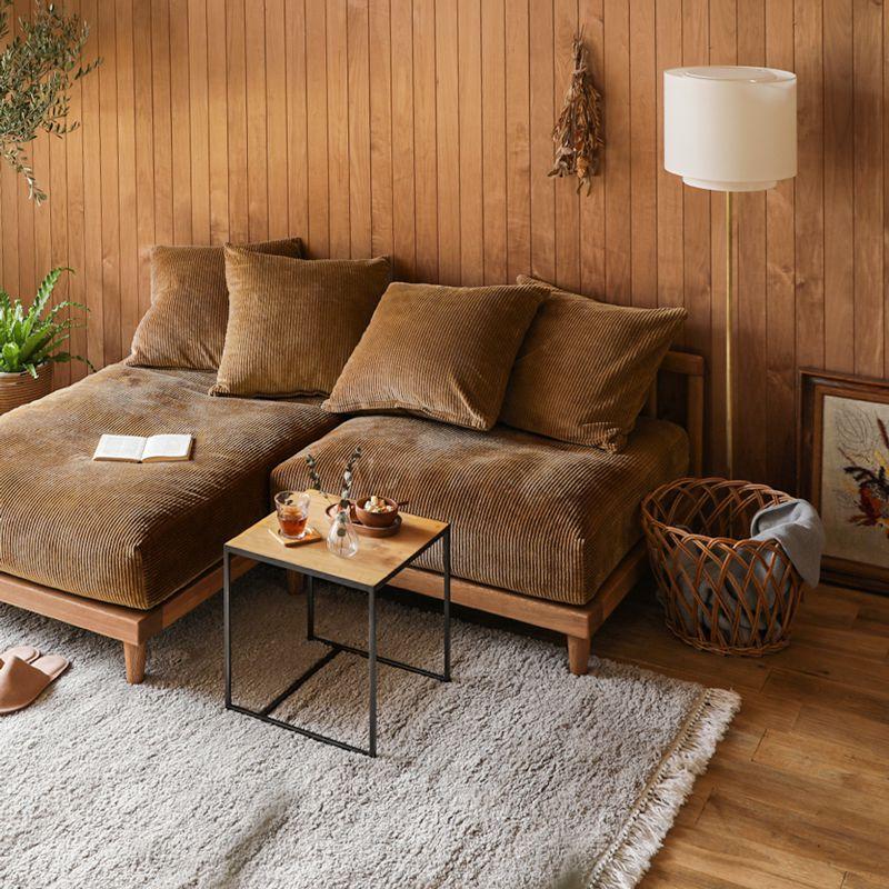 ブラウンフレーム】 ソファー AGRA アグラ 1.5人掛け ソファ 北欧