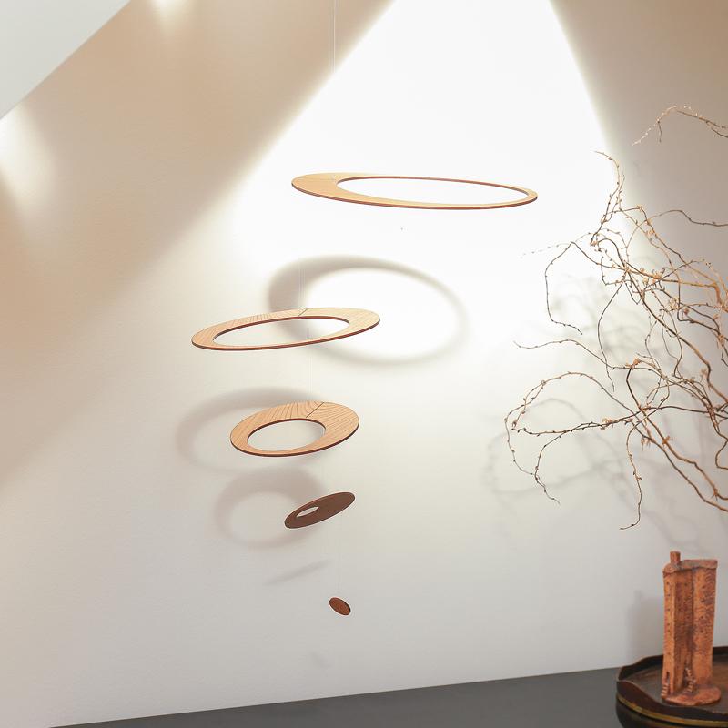 モビール Tempo テンポ サテリテ オーナメント 飾り ナチュラル 天然木