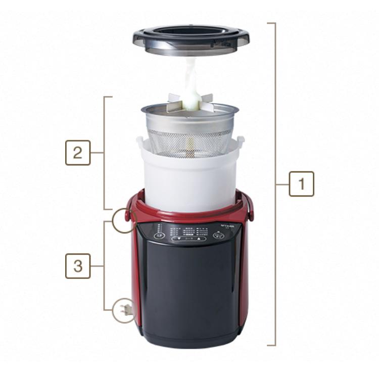 タイガー魔法瓶 家庭用 精米機 5合 RSF-A100 R レッド タイガー 自宅用