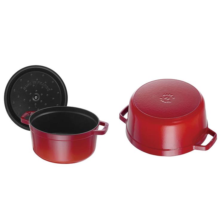 公式販売店 STAUB ピコ・ココット ラウンド 18cm 生涯保証 選べる3色