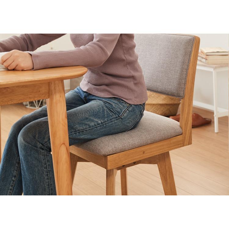 リコメン堂 ダイニングチェア 回転 ハイバック 回転ダイニングチェア