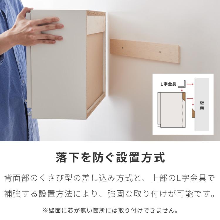 選べる吊戸棚豊富なサイズ 壁面収納 吊戸棚 幅60 奥行30 完成品 日本製