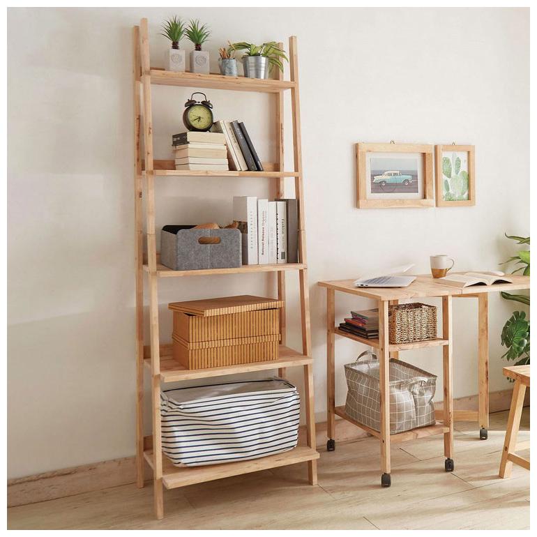 オープンシェルフ 幅60cm 高さ180cm 天然木 木製 おしゃれ 北欧