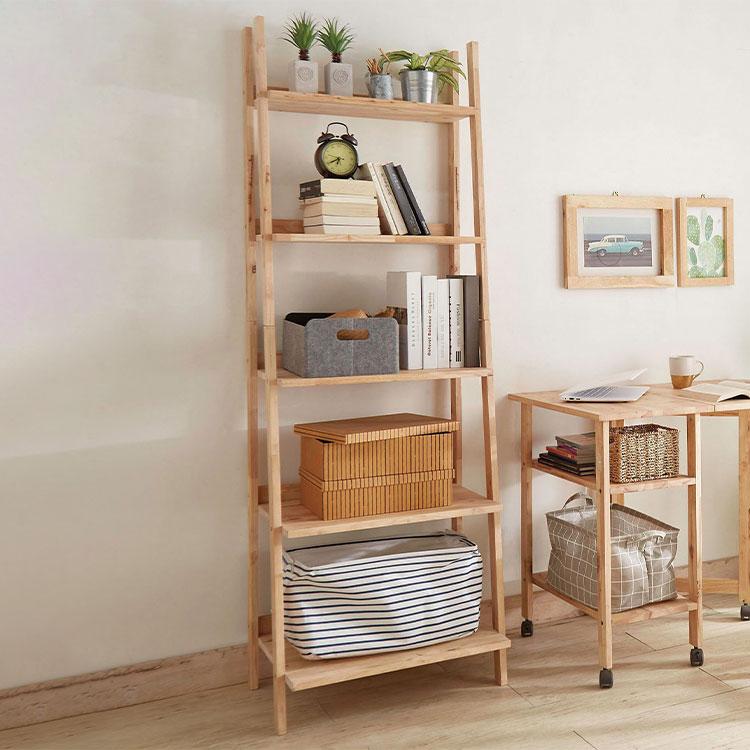 オープンシェルフ 幅60cm 高さ180cm 天然木 木製 おしゃれ 北欧