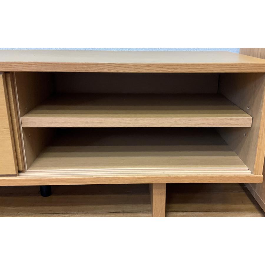 無印良品 MUJI テレビボード オーク材 AVラック 薄型 AVボード テレビ