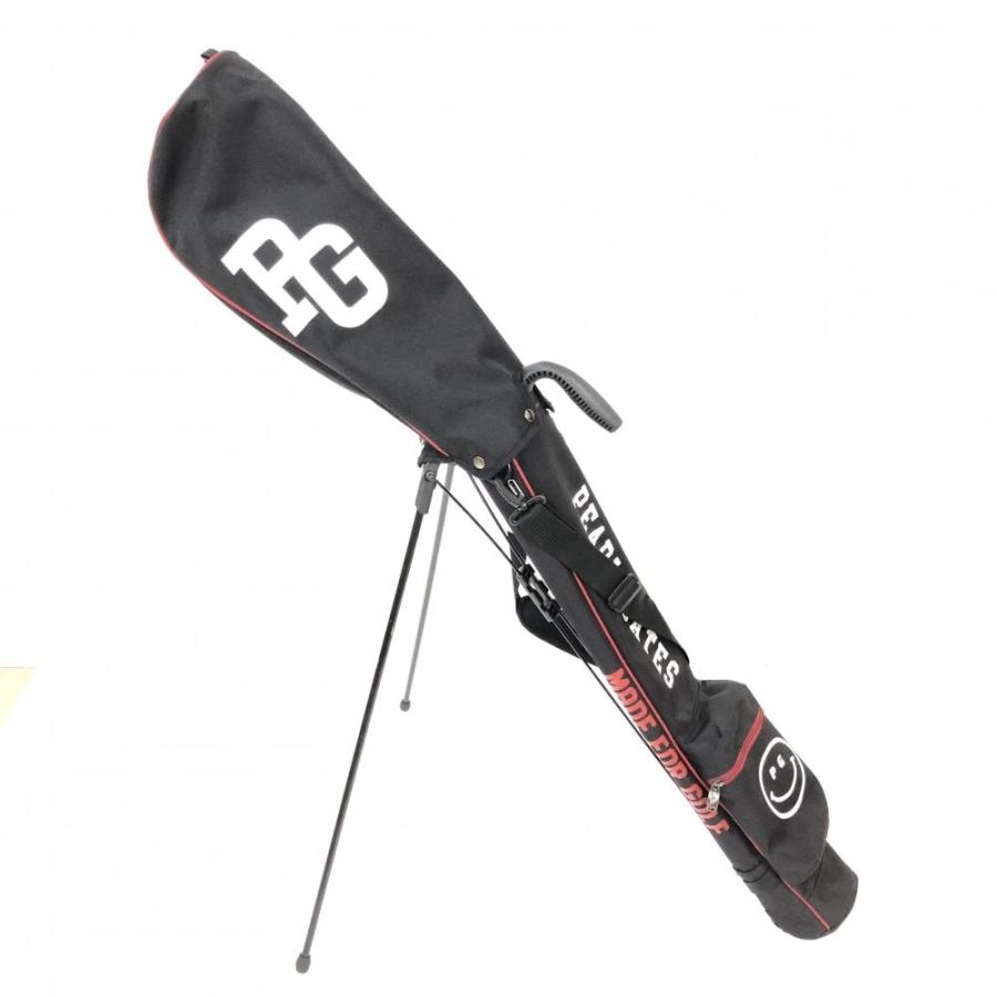 美品】PEARLY GATES パーリーゲイツ スタンドクラブケース 黒×白 PG