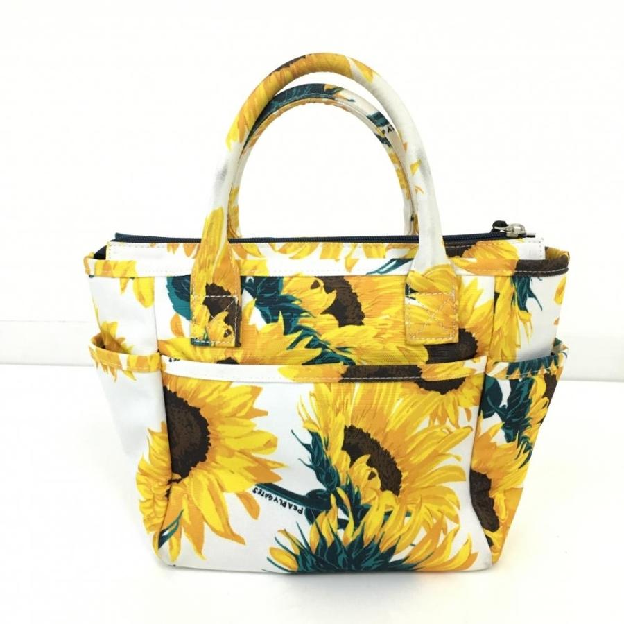 PEARLY GATES（パーリーゲイツ） ビックトートバッグ 白×イエロー