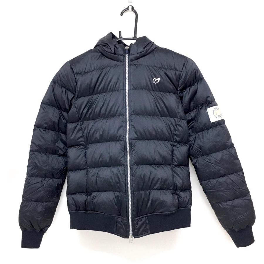 マスターバニー ダウンジャケット 黒 軽量 ダウン90％ レディース 1(M