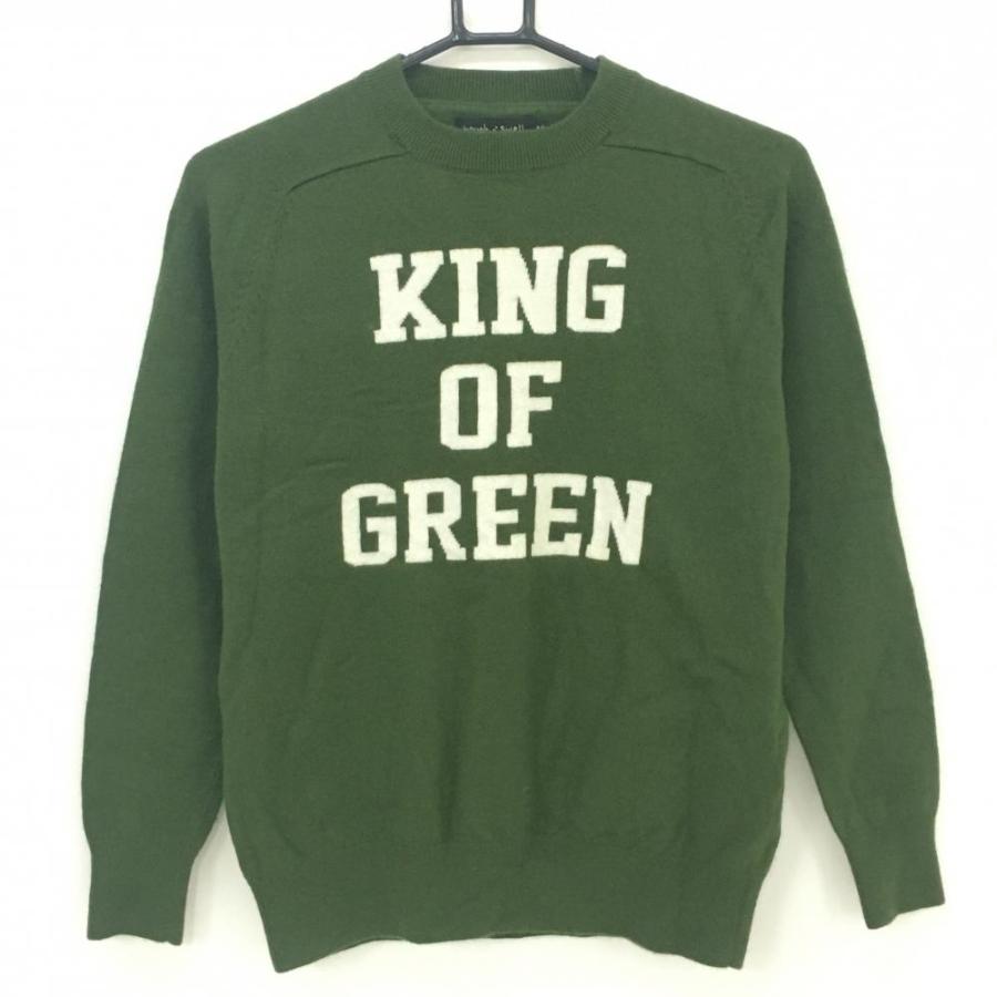 ラフ&スウェル（rough&swell） ラフアンドスウェル セーター カーキ×白