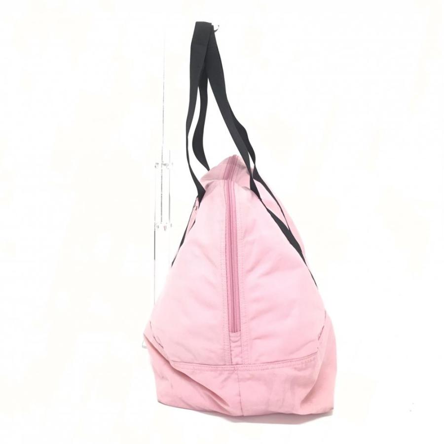 PEARLY GATES（パーリーゲイツ） ボストンバッグ ピンク×黒 内ポケット