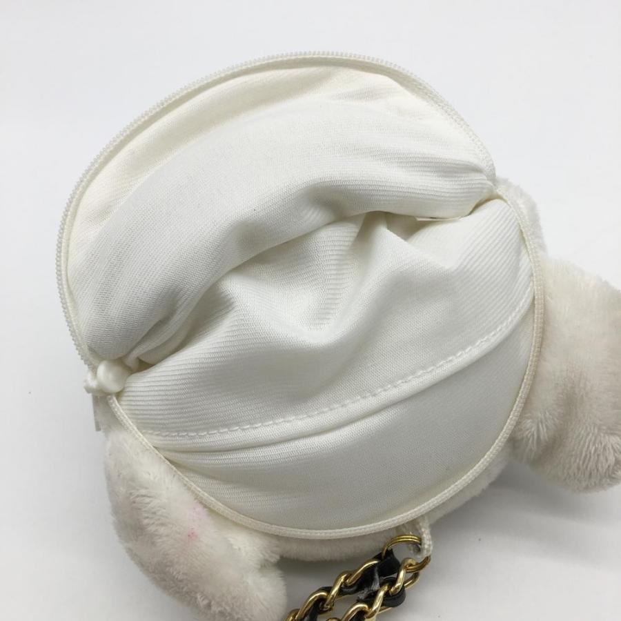 Callaway（キャロウェイ） ポーチ 白×黒 ベア 小物入れ ぬいぐるみ