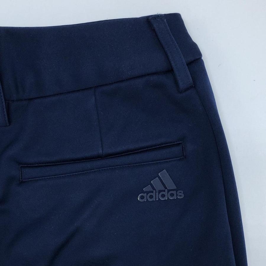 アディダス パンツ ネイビー シンプル 裏起毛 ストレッチ レディース
