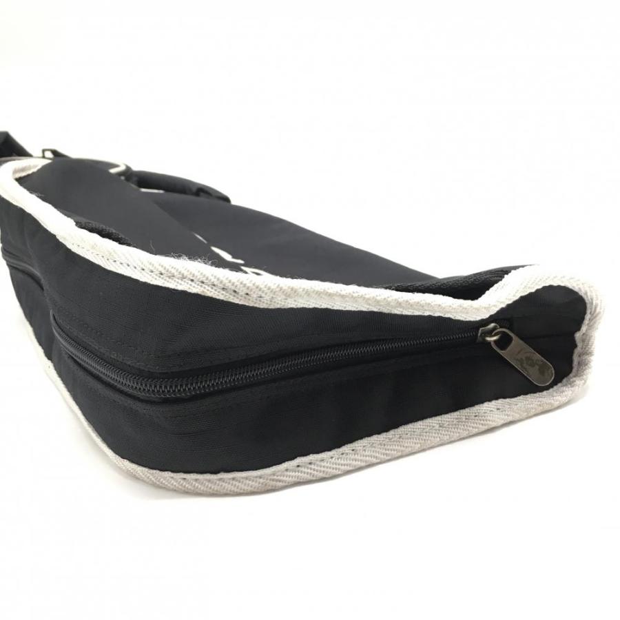 ポロゴルフ ラルフローレン クラブケース 黒×白 ゴロ刺しゅうゴルフ