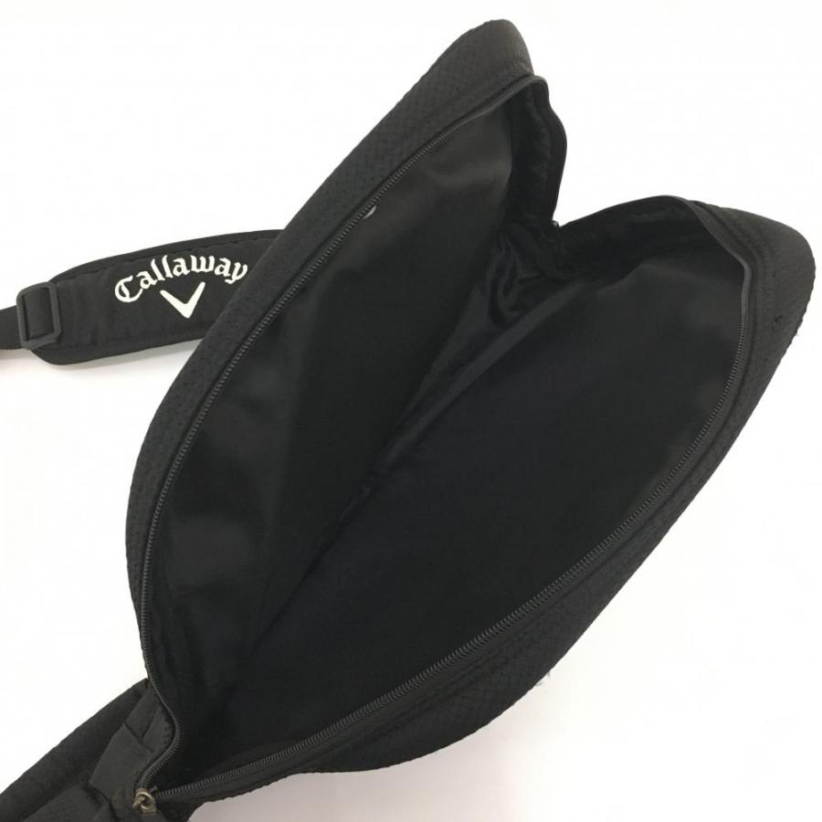 キャロウェイ クラブケース ショルダーストラップ 黒×白 ゴルフ