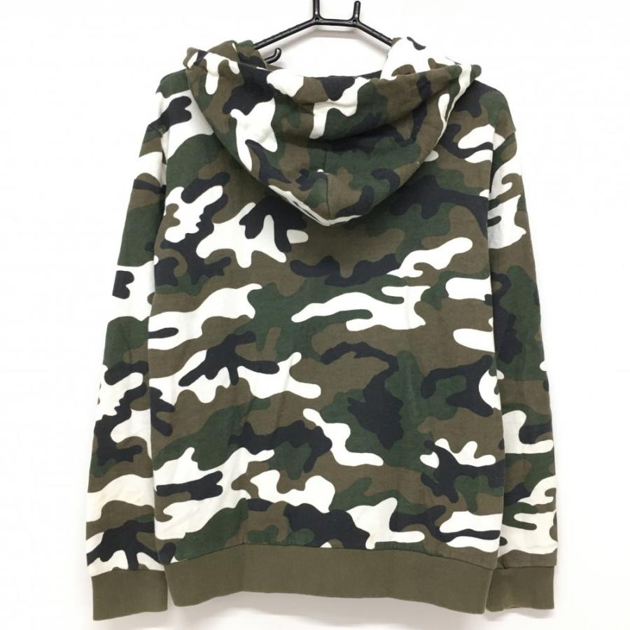 PEARLY GATES（パーリーゲイツ） ジップパーカー カーキ×白 カモフラ