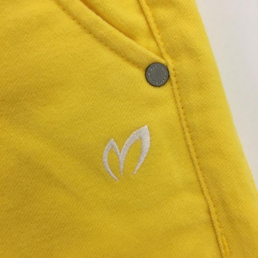 超美品】マスターバニー パンツ イエロー 表微起毛 ロゴ刺しゅう