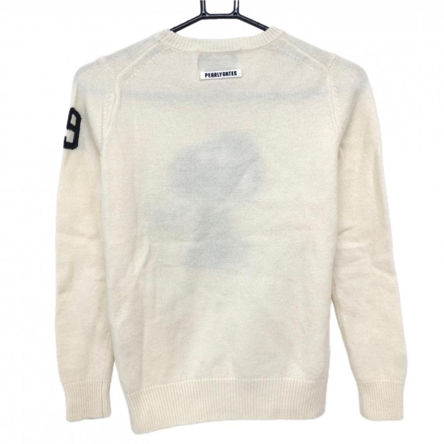 美品】パーリーゲイツ×PEANUTS セーター アイボリー×ネイビー