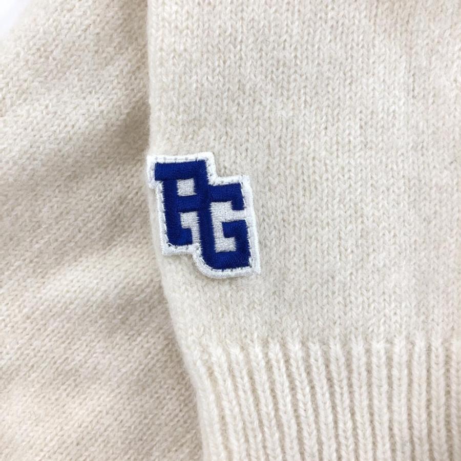 美品】パーリーゲイツ×PEANUTS セーター アイボリー×ネイビー