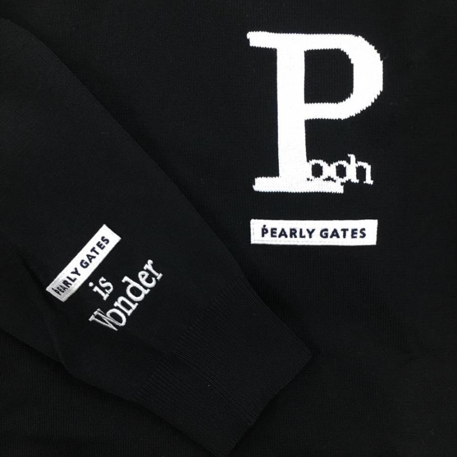 新品】パーリーゲイツ×Disney セーター 黒×白 プーさん ディズニー100