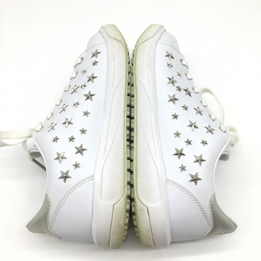 St ANDREWS セントアンドリュース ゴルフシューズ 白×シルバー 星