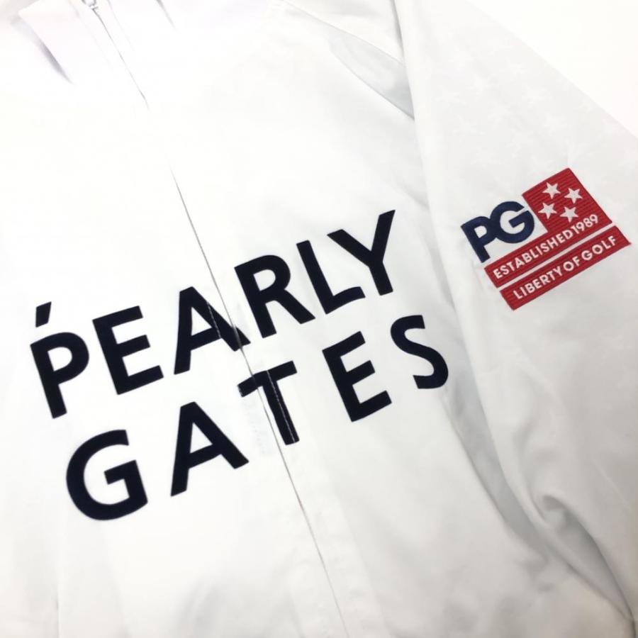 PEARLY GATES（パーリーゲイツ） ジャケットブルゾン 白 総柄地模様
