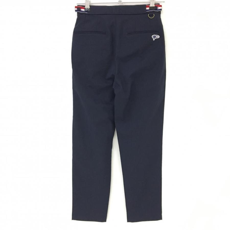 BEAMS（ビームス） ビームスゴルフ パンツ ネイビー 無地 後ろウエスト