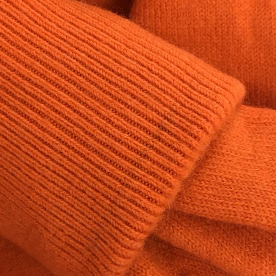 BEAMS（ビームス） ビームスゴルフ ニットジャケット オレンジ 蓄熱