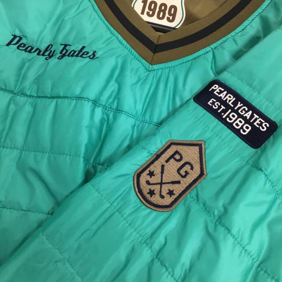 PEARLY GATES（パーリーゲイツ） 中綿リバーシブルスニード ブラウン