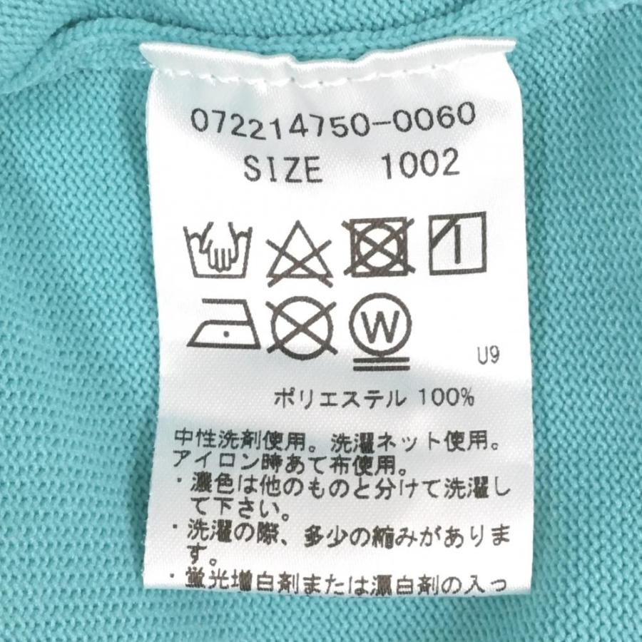 WAAC 【美品】ワック セーター ミントブルー系 ニット ロゴ レディース