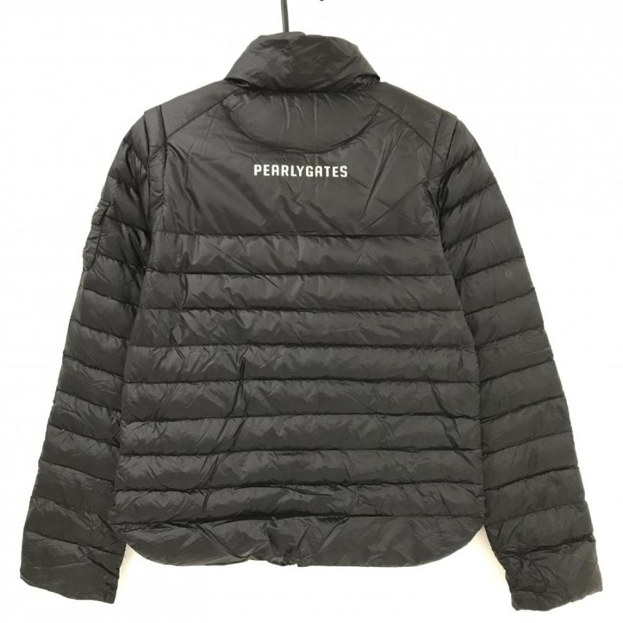 PEARLY GATES（パーリーゲイツ） 2WAYダウンジャケット 黒 袖着脱可