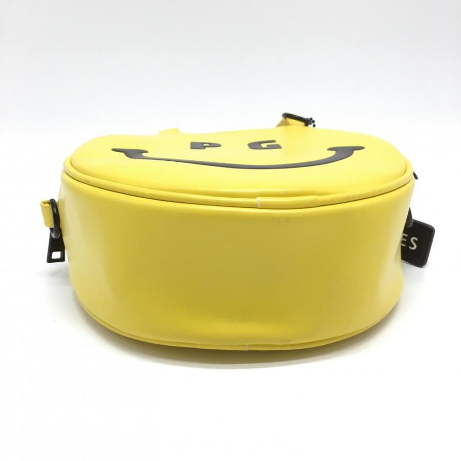 PEARLY GATES（パーリーゲイツ） カートバッグ イエロー×黒 ニコちゃん