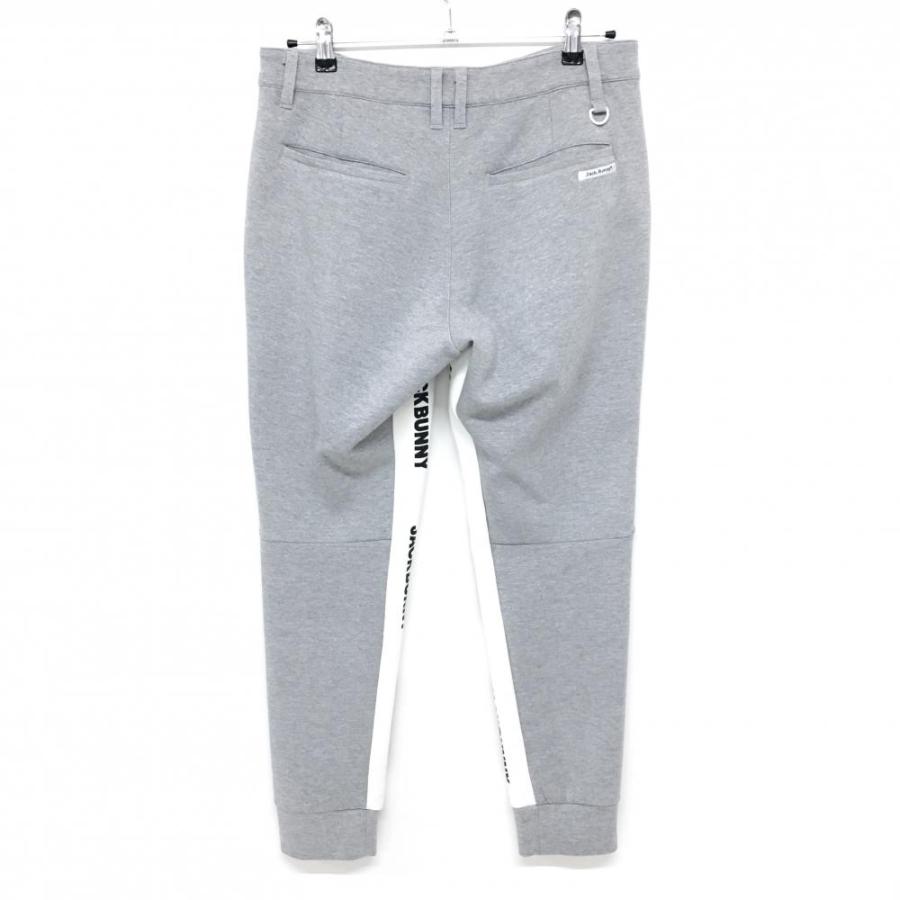 Jack Bunny!!（ジャックバニー） ジョガーパンツ 杢グレー×白 内サイド