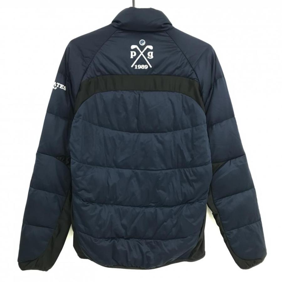PEARLY GATES（パーリーゲイツ） ダウンジャケット ネイビー×黒 一部