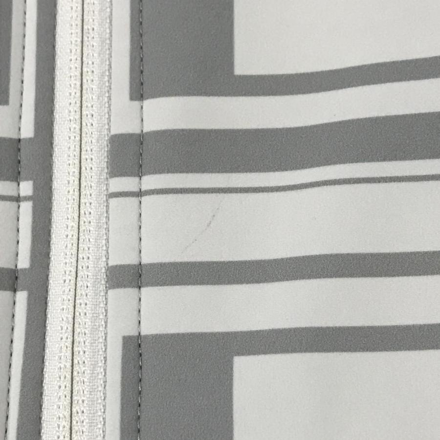 MARK&LONA（マークアンドロナ） 中綿異素材ジャケット 白×グレー×黒