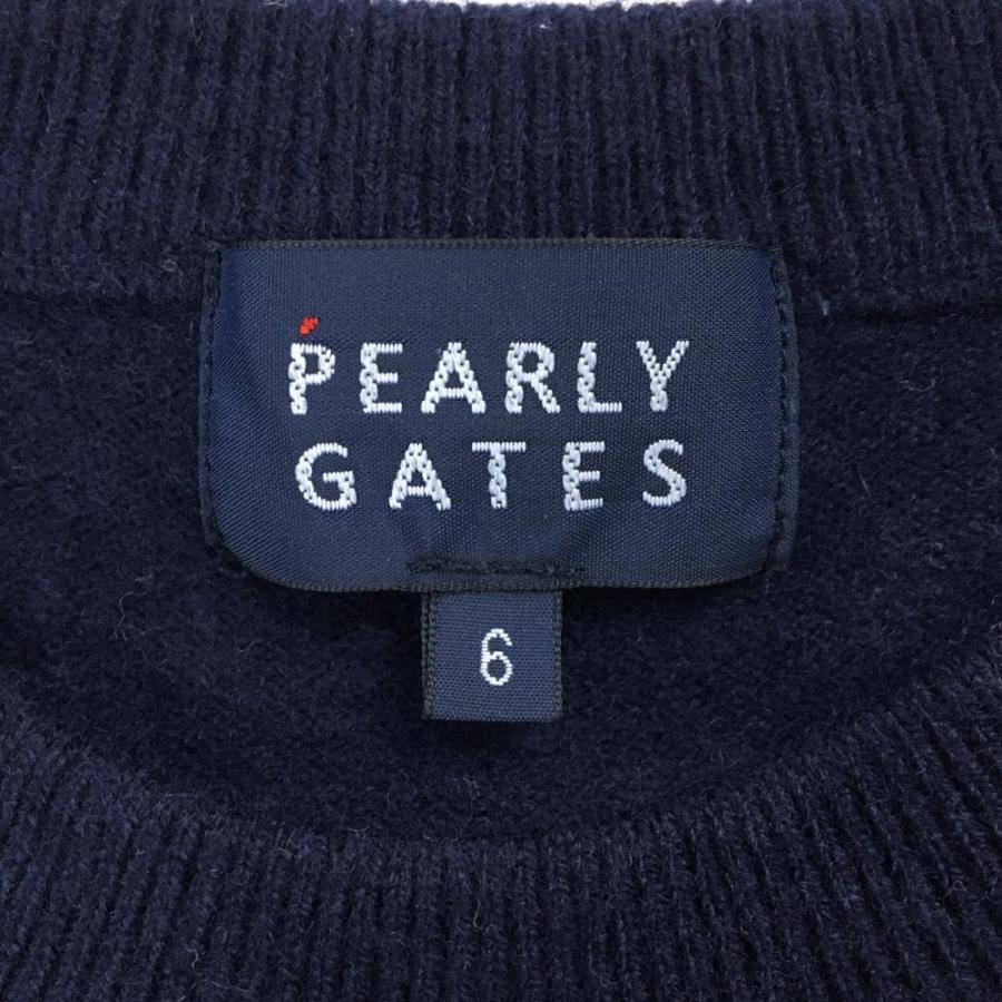 PEARLY GATES（パーリーゲイツ） セーター ネイビー カシミヤ混 メンズ