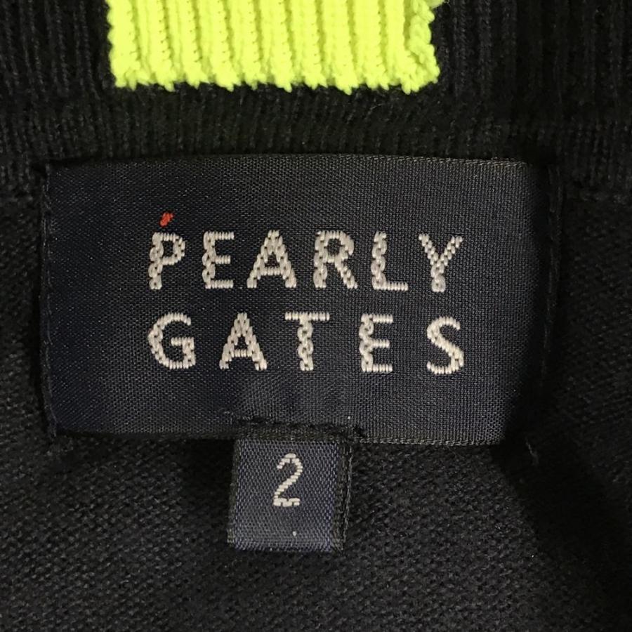 PEARLY GATES（パーリーゲイツ） タートルネックセーター ネイビー 袖